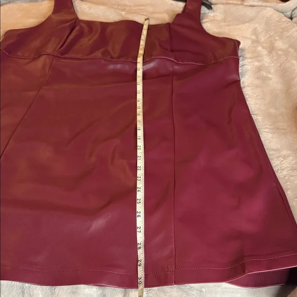 Elegant Burgundy Sleeveless Dress - Picture 9 of 9